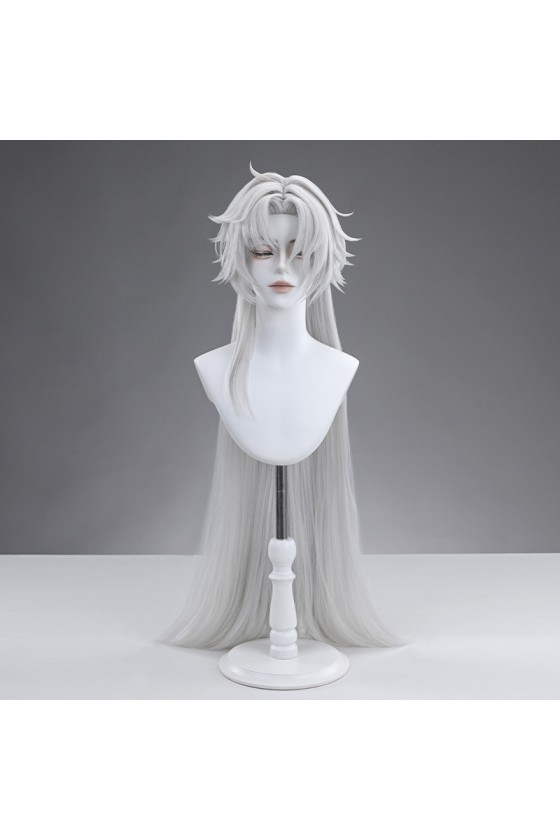 1/3 Delusion Honkai Star Rail Yingxing Grey White Cosplay Wig